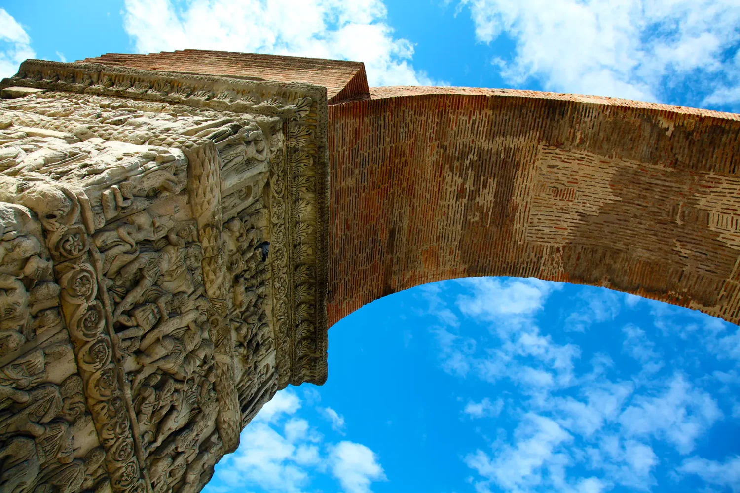 Arch of Galerius in Thessaloniki, Greece, Unesco Heritage Site